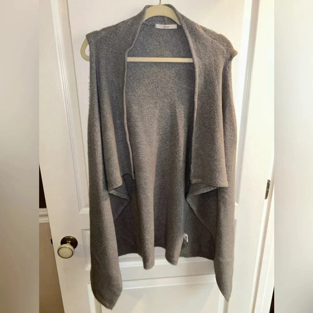 George Grey Sleeveless Cardigan. Size medium